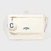 Canvas Serif Messenger Bag Ivory
