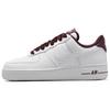 Baskets Air Force 1 Low 07 Blanc Burgundy Crush Femmes Ivoire Pâle Argent Métallisé HV4403-600