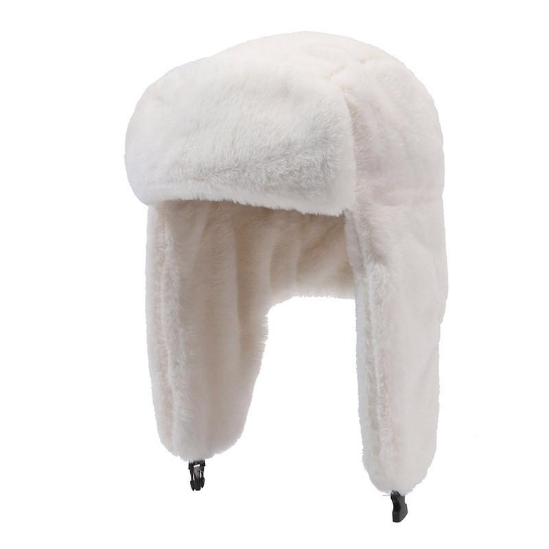 Ushanka Plush Thick Hat Winter Outdoor Ear Protection Cap Warmth Gift Windproof