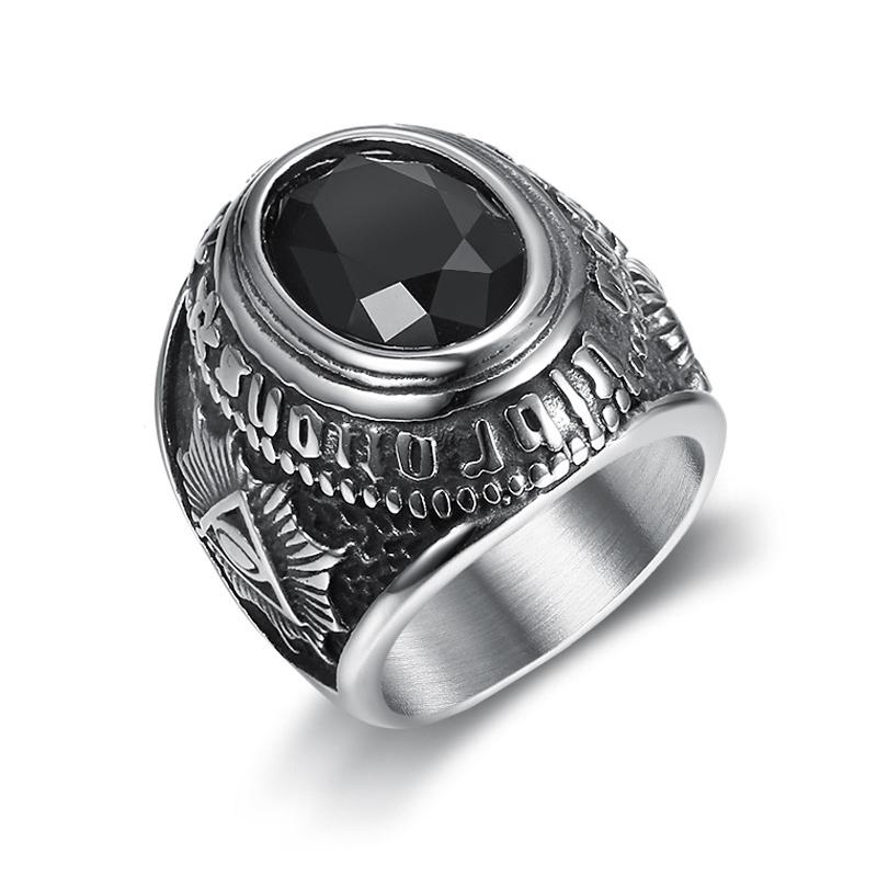 Anillos de Dedo Ankh de Acero Inoxidable Egipcio Para Hombres Mujeres Punk Hip Hop Anillo de Cruz Accesorios de Joyería de Moda Regalos