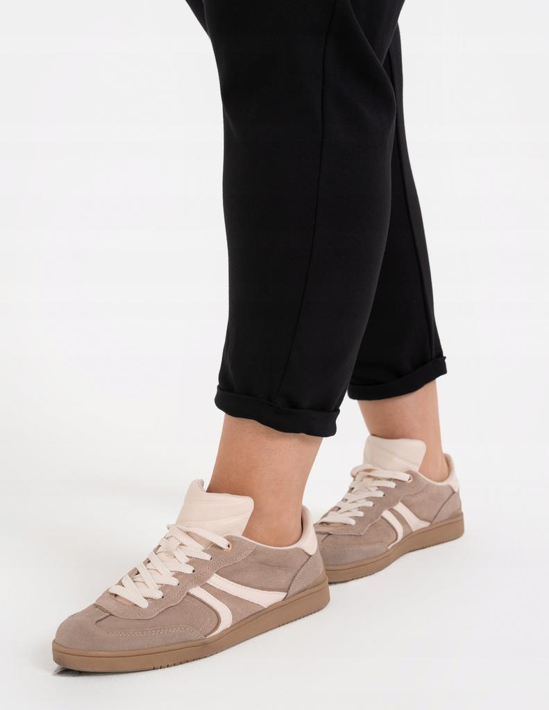 Women' Viscose Cigarette Pants with Tapered Legs Elegant Moraj Black