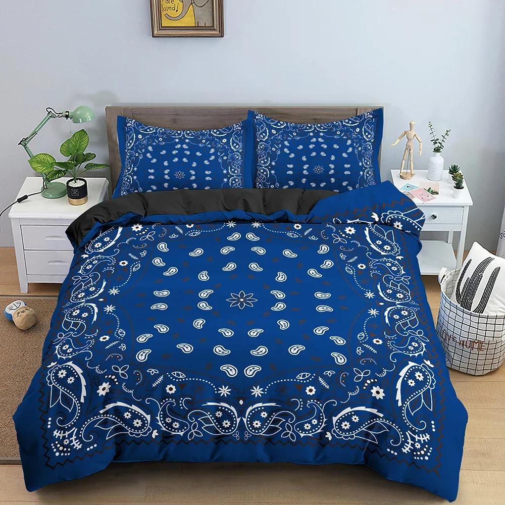 Floral Pattern Duvet Cover Ethnic Style Bedding Set For Bedroom 3D Printed Comforter Quilt Covers US/EU/AU Single Double 2/3PCS