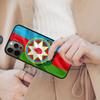 Azerbaijan Azerbaijani Flag National Magnetic Phone Case For iPhone 17 Air 16 14 13 12 Pro Max 15 Plus Wireless MagSafe Cover