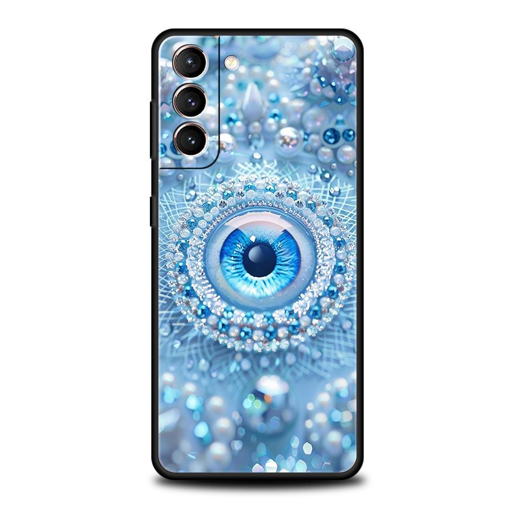 Fashion Eyelashes Eyes Phone Case for Samsung Galaxy S26 S25 S24 S23 S22 S20 S21 FE Ultra S25 Edge Plus 5G Soft TPU Cover Capas