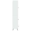 Cabinet Set 2 Pcs High Gloss White Particleboard