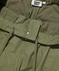 WACKY WILLY Wide Cotton Cargo Elastic Waist Pants Olive