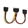 SATA Adapter Cable 1‑in‑2 Computer Hard Disk Optical Drive Power Supply Extension Line