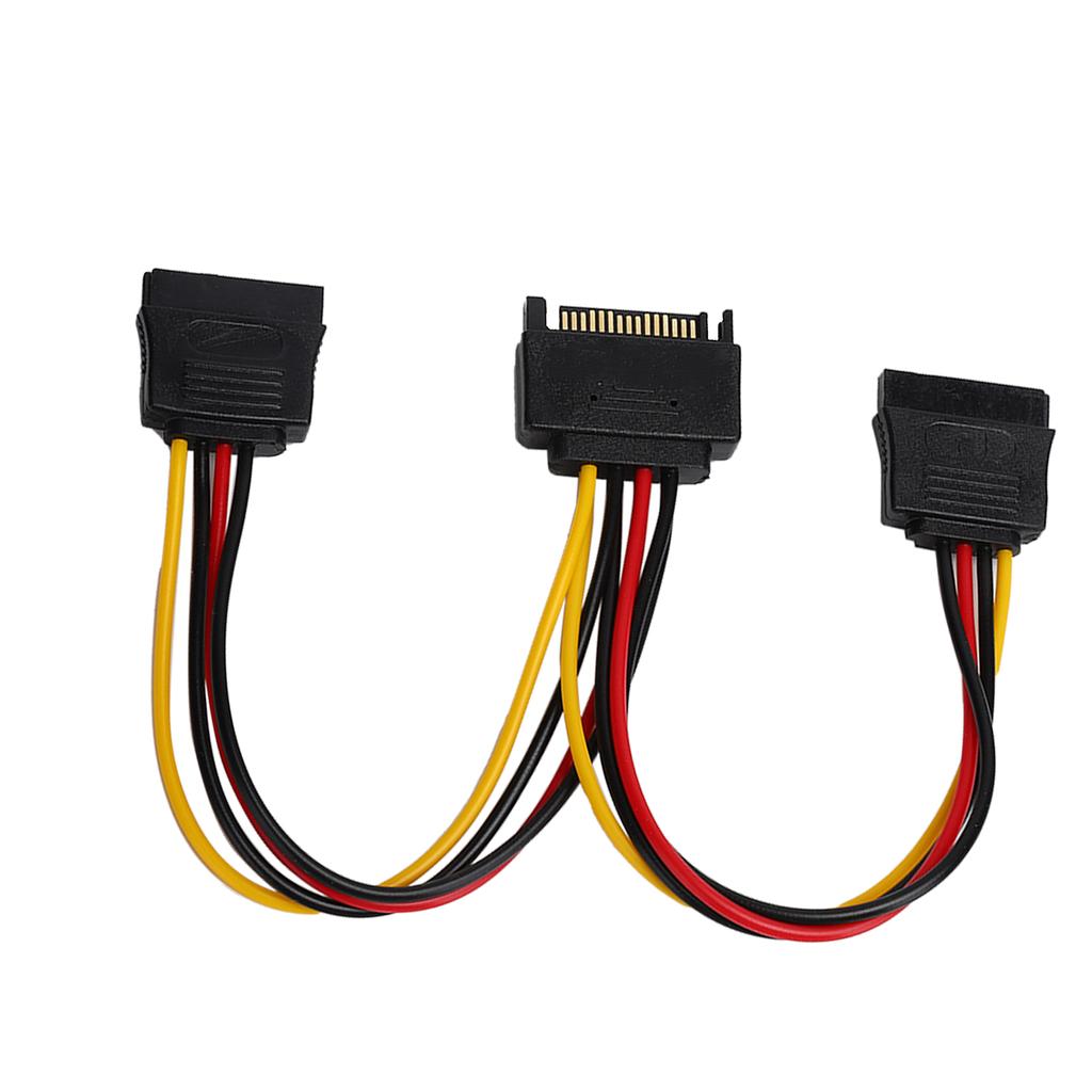 SATA Adapter Cable 1‑in‑2 Computer Hard Disk Optical Drive Power Supply Extension Line