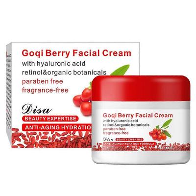 Kurt Üzümü Yüz Kremi Antioksidan Tonu İyileştirir Yüz Kremi Hyaluronik Asit Nemlendirici Yaşlanma Karşıtı Sıkılaştırıcı Goji Berry Kremi