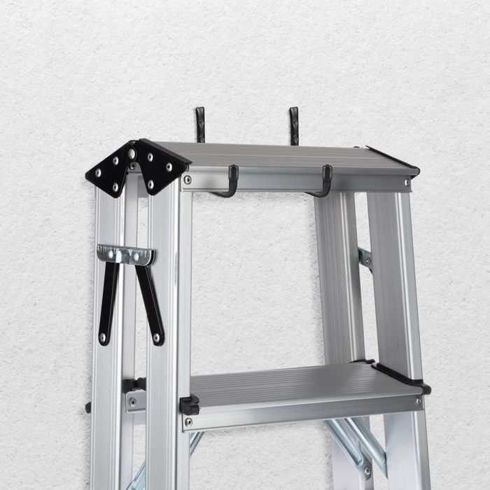 Supports muraux - MACLEAN - MC-489 - Acier - Charge max. 22kg/support - Noir