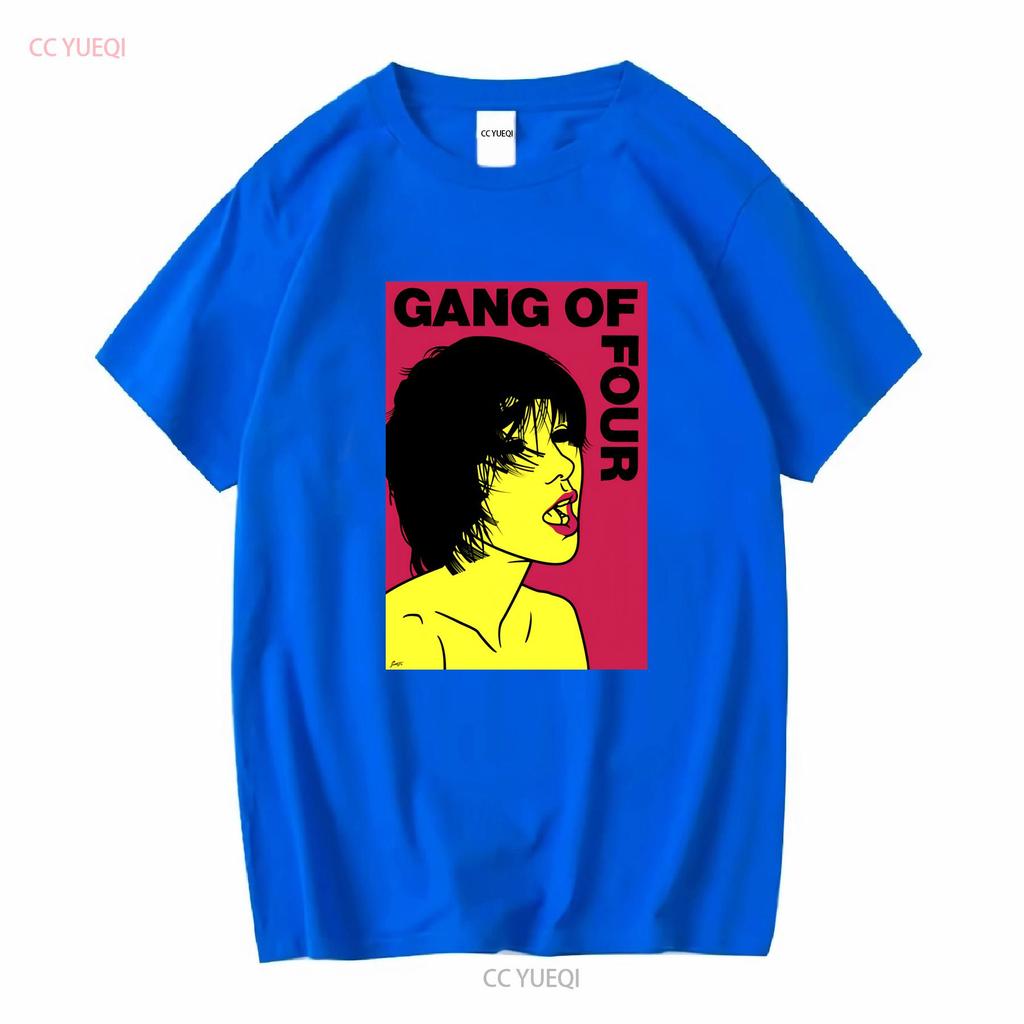 Gang Of Four Punk Rock T Shirt Unisex S 3xl Vintage Washed Versatile Homme Designer Clothes Stylish Breathable