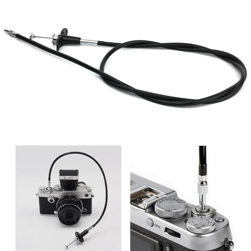 Cavo di Controllo Rilascio Otturatore Fotocamera 40cm/70cm/100cm Linea Otturatore Meccanica a Blocco Previene le Vibrazioni della Fotocamera