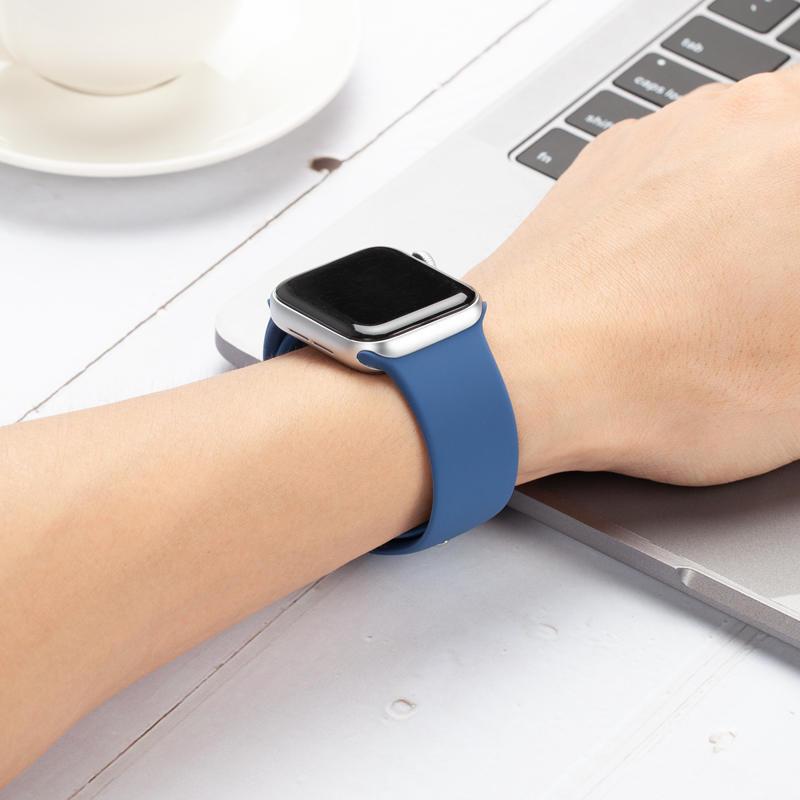 Iwatch Силиконовый ремешок для Apple Watch Band38 40 42 44MM IWatch Ремешок  Замена для IWatch Series5 4 купить недорого — выгодные цены, бесплатная  доставка, реальные отзывы с фото — Joom