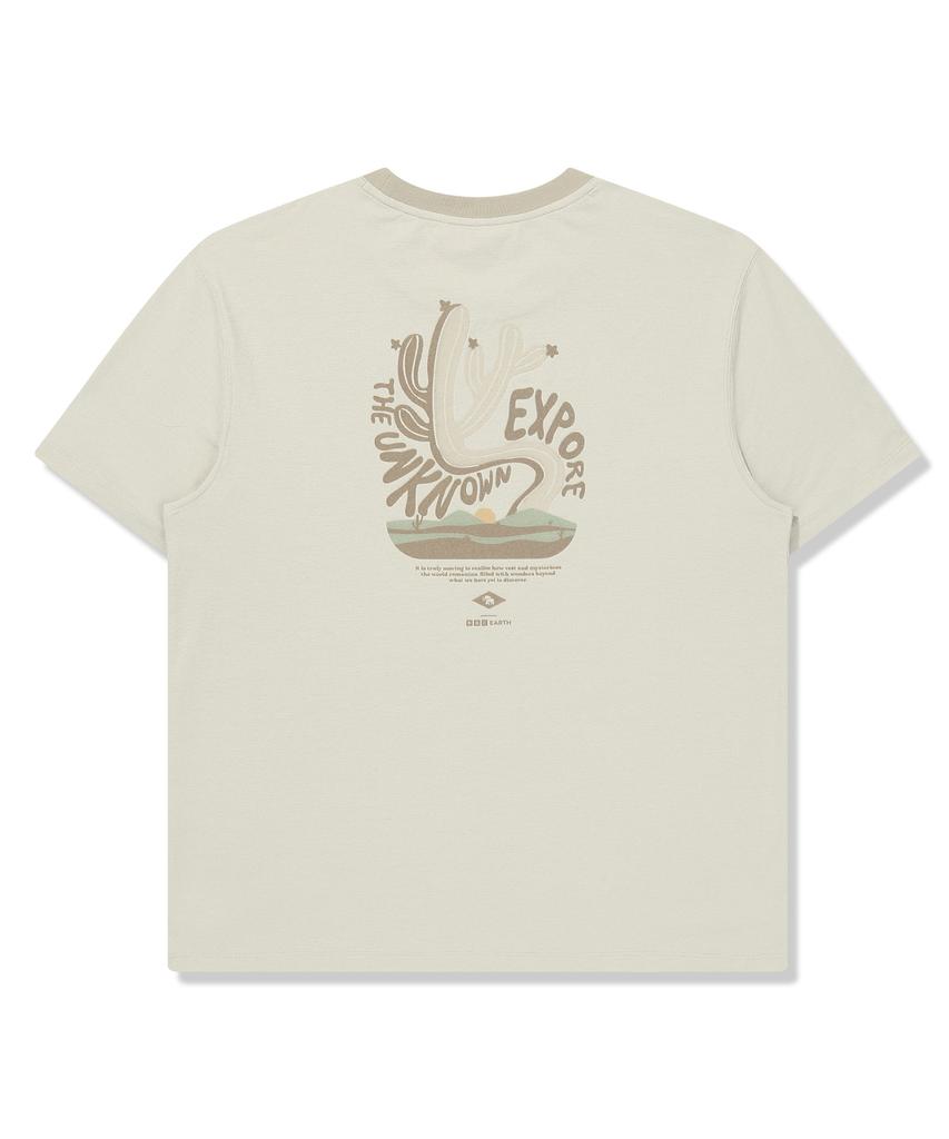 BBC EARTH Desert Policott T-Shirt Cream