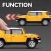 LICENSED 1:24 Toyota cruiser FJ  Colooze cross country Off Road vehicle alloy model SUV simulated sound light Kid Birthday Gift