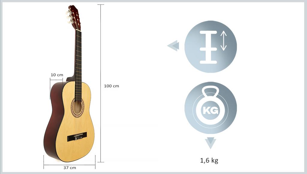 MusicMate M53 Classical Guitar