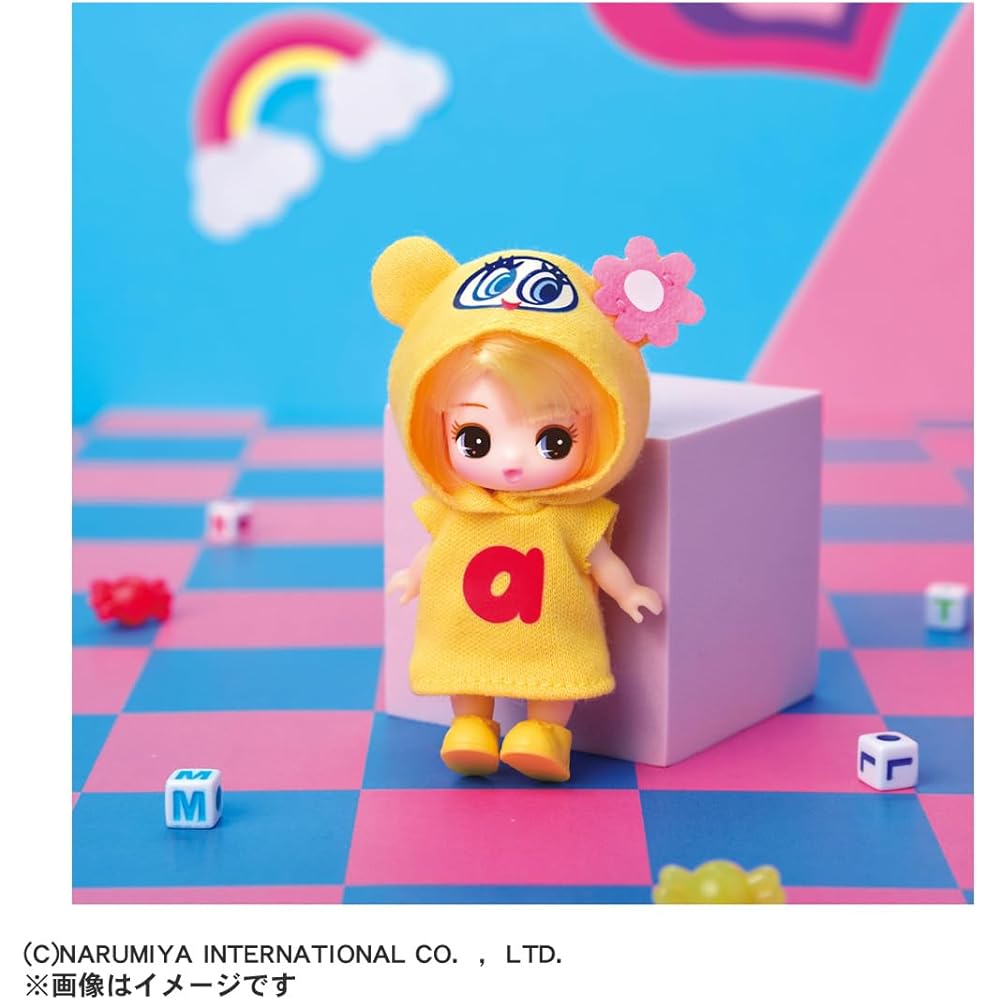 Takara Tomy Licca-chan Doll Petit Licca-chan Dress-Up Toy NaruNaru Characters Collection for Ages 3 and Up