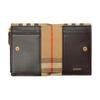 Burberry Bloomsbury Metallic Knight Embossed Leather Wallet Women Wallet Mud-Brown 81196961