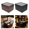 And Practical Wooden Storage Box for Collectible Cards, with Drawer, Case Sports Cards.