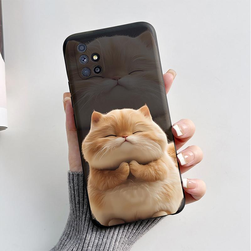 For Samsung Galaxy M51 Case SM-M515F 6.7'' Cute Cartoon Cat Fox Back Cover Soft Silicone Phone Case For Samsung M51 M 51 Fundas