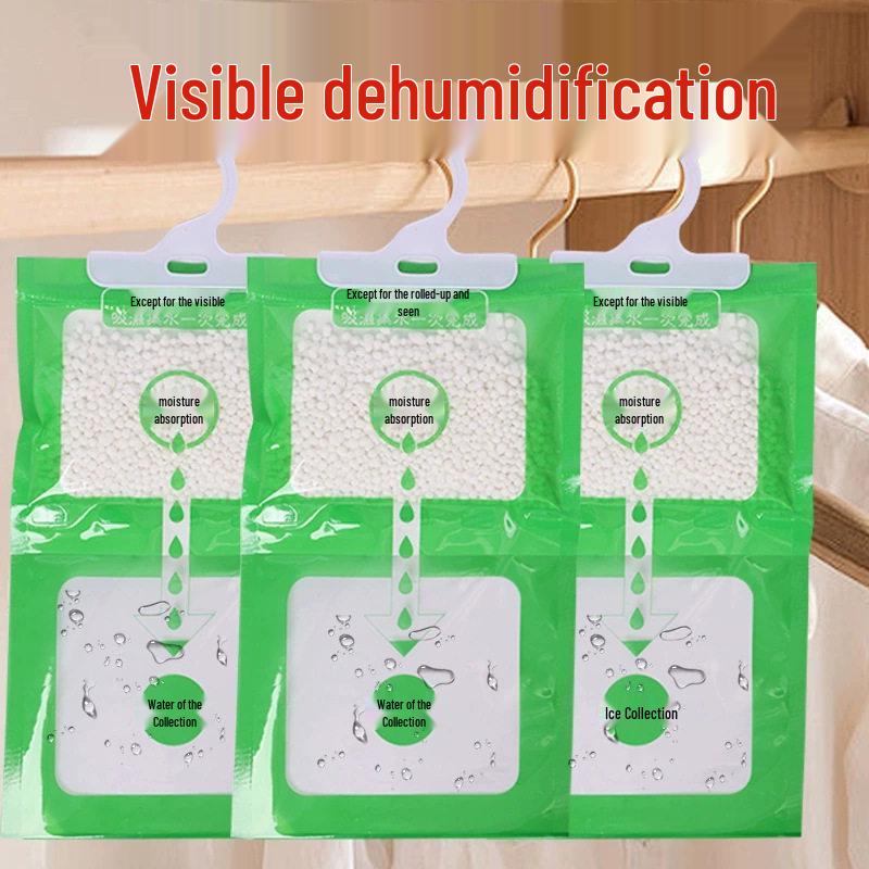 Hanging Dehumidifying Bag: Large-Capacity, Recyclable and Anti-Mold Desiccant Box for Household Use