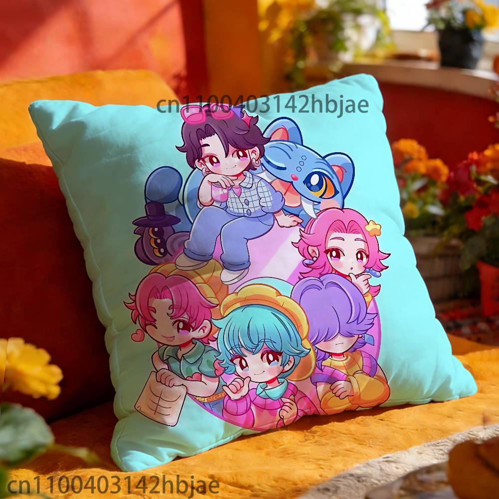 S-Saja Poszewki na poduszki dla chłopców Sypialnia Salon Sofa Wystrój domu Poliestrowa poszewka na poduszkę z zamkiem błyskawicznym