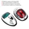 1Pair Professional 12V LED Marine Navigation Light PC Boat Navigation Light Red Port Lamp For Bass Boats