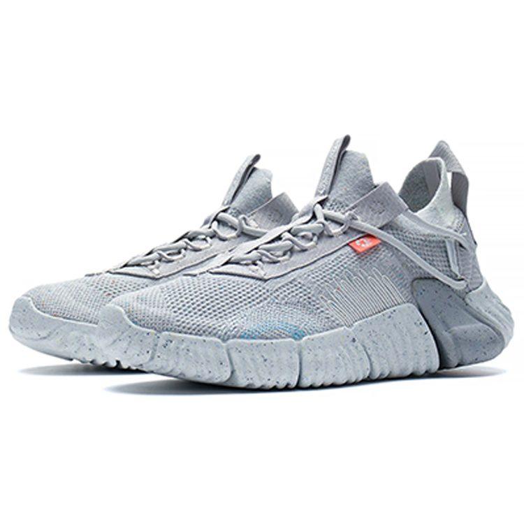 Li Ning Goku Fabric Cushioning Slip Resistant Abrasion Resistant Breathable Lightweight Low top Casual Shoes Women's AGLS026-3