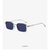 Quadratische Sonnenbrille Klassische Farbverlauf-Gläser Mode-Sonnenbrille Ästhetisch Retro Metallrahmen Sonnenbrille Für Reisen Mode