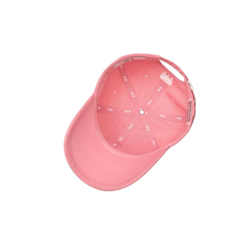 MLB Embroidered Pattern Cotton, Polyester Baseball Caps Unisex Pink Fashion 3ACP7701N-50PKS