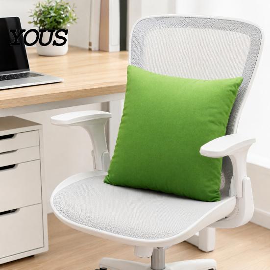 High-density Velvet Pillow Cover Solid Color Cover, Soft Plush Throw Case, 17.7x17.7 Inch Directional Smooth Cushion for Sofa, Bed, Office, Cozy Home