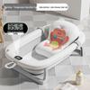 Foldable Baby Bathtub - Large, Sit or Lie for Kids, Newborn Bath Essentials for Home Use