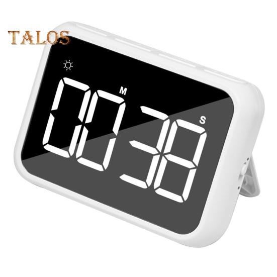Velký časovač s nočním světlem Přenosné, bateriově napájené magnetické univerzální odpočítávací stopky pro vaření v učebně pečení