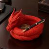 3D Printed Fantasy Dragon Catchall, Gothic Dragon Catchall Bowl, Desktop Key Storage Tray, Jewelry Tray Organizer, Desk Companion for Home Office Room