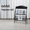 WEZHO Floor-Standing Magazine and Newspaper Display Rack