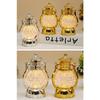 PP Night Lamp Gold Silver Home Retro Lantern New Indoor Lighting  Home Decorations