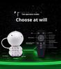 Starlit Sky Projector Night Light: Bedroom Ornament with Hug Star Style & Laser Fantasy Nebula Effect.