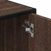 Bathroom Vanity Cabinet Brown Oak Effect 90 X 33 X 60 Cm