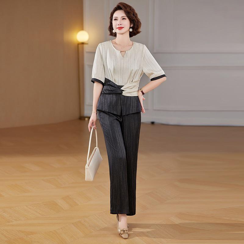 

Модный летний комплект-двойка 2025 для женщин среднего возраста XL