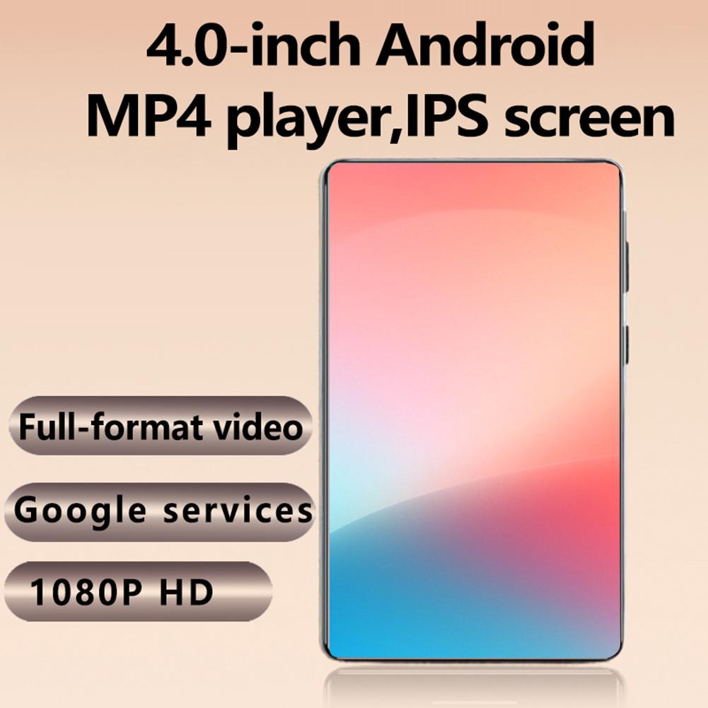 M13 32GB/64GB MP3 Player For Android 14.0 Rechargeable Bluetooth 5.0 Portable Music Walkman 4Inch Full Touch Screen Audio Player