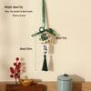 2026 Dragon Boat Festival Mugwort Fan Pendant & Indoor Sachet Bells for Door Handle and Decoration