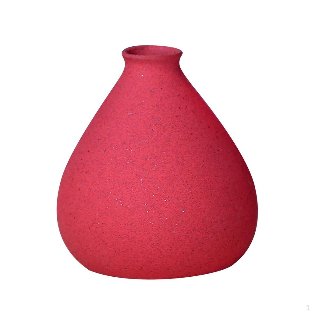 Ceramic Flower Vase Bud Pot Planter for Party Office Indoor Plants Bookshelf