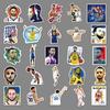 50 Kuri Graffiti Stickers: Personalized Basketball Stars Car Motorcycle Suitcase Decorations