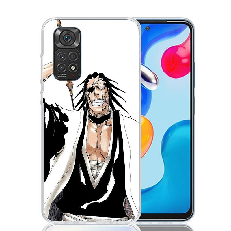 Zaraki Kenpachi Bleach Phone Case For Xiaomi Redmi Note 15 14 13 12S 12 Pro Plus 11S 11E 11 11T 10S 10 Art Soft Pattern Cover Re