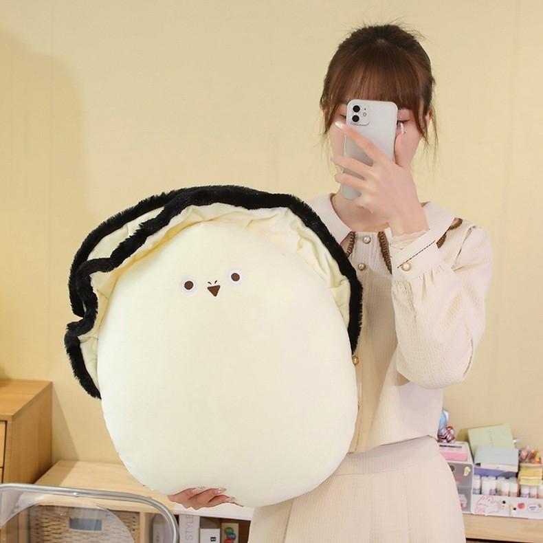 Plush Ostreidae Toy Sleep Soothing Stuffed Doll Cartoon Decoration Kids Gift