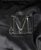 MUCENT Radien Metal Logo High-Neck Glossy Crop Padded Jacket (2 Colors)