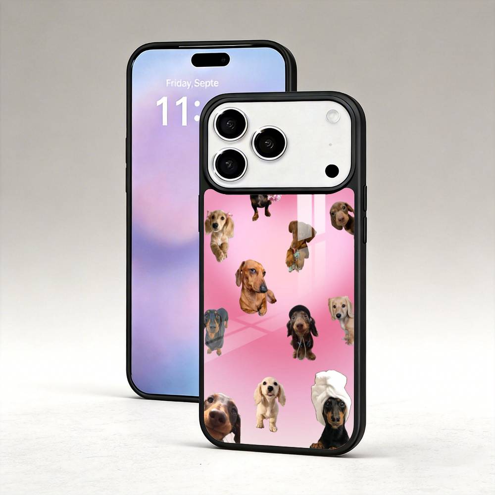 Dachshund Sausage Dog Phone Case Magnetic For iPhone17 16 15 14 13 12 Pro Max For Magsafe Wireless Charging Cover