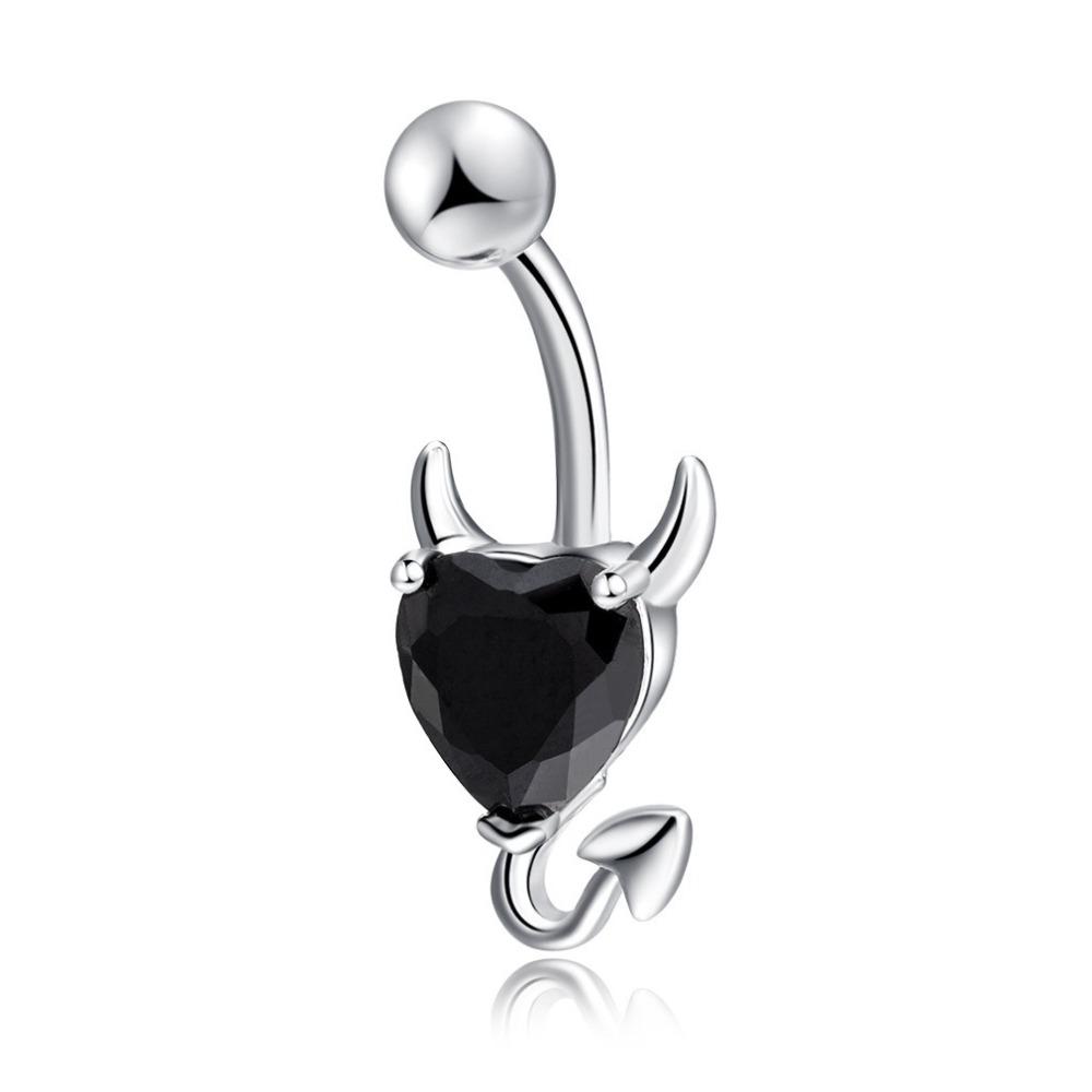 

Copper Crystal Ball Belly Button Rings Elegant Shiny Body Jewelry Fashion Gem Navel Piercing Men чёрный