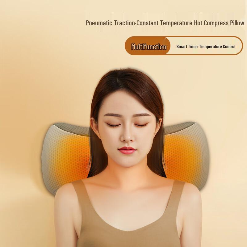 Smart Electric Cervical Pillow with Heat & Traction