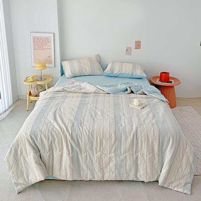 

Yalu All-Cotton Yarn-Dyed Jacquard Summer Quilt 150cm x 200cm